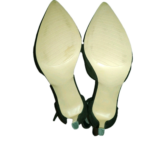 Michael By Michael Shannon Ravenna Women's Black Ankle Strap 4" Pump Black Sz 8 - Picture 11 of 12